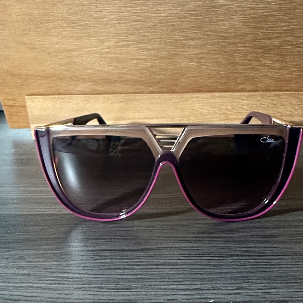 Cazal Burgundy Pink Rose Gold Sunglasses